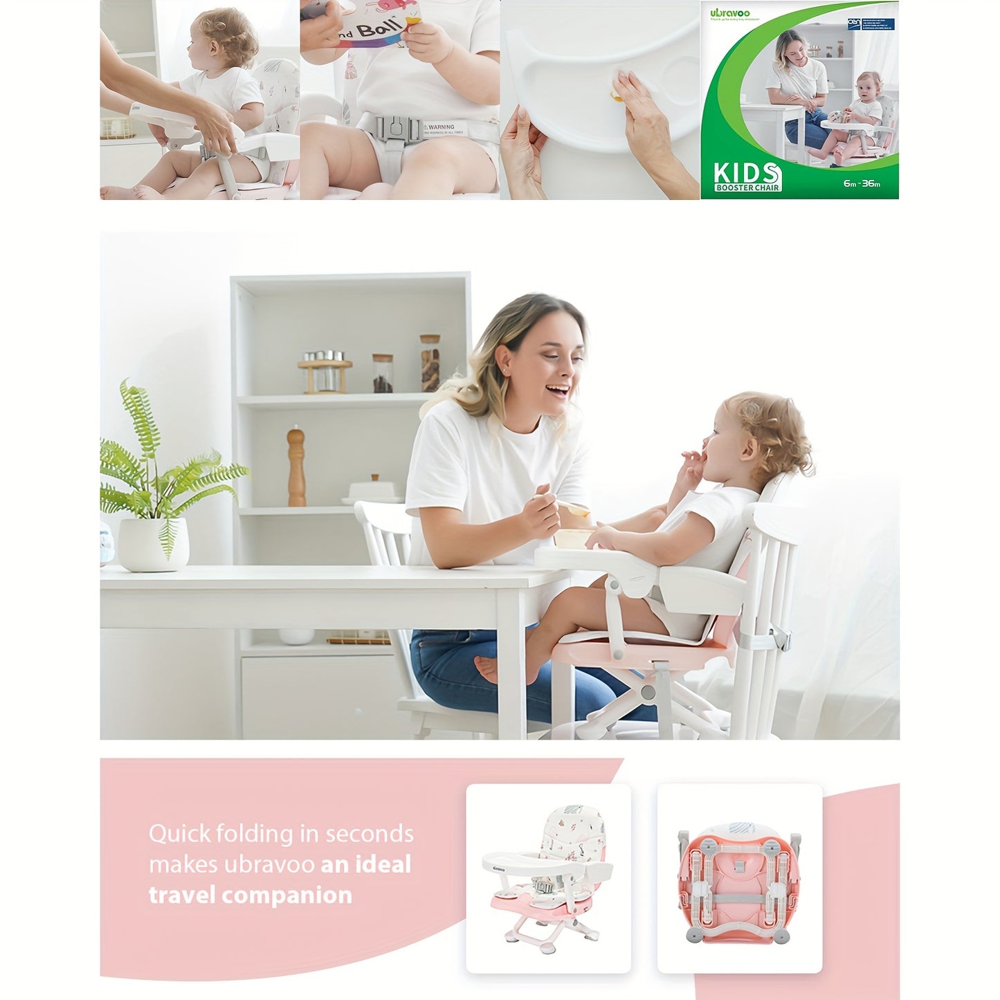 UBRAVOO Portable High Chair