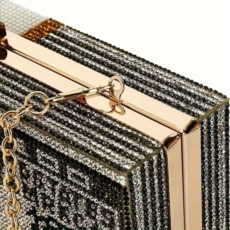 Women's Everyday Bag with Diamond Embellishment, US Dollar, New Style Crossbody