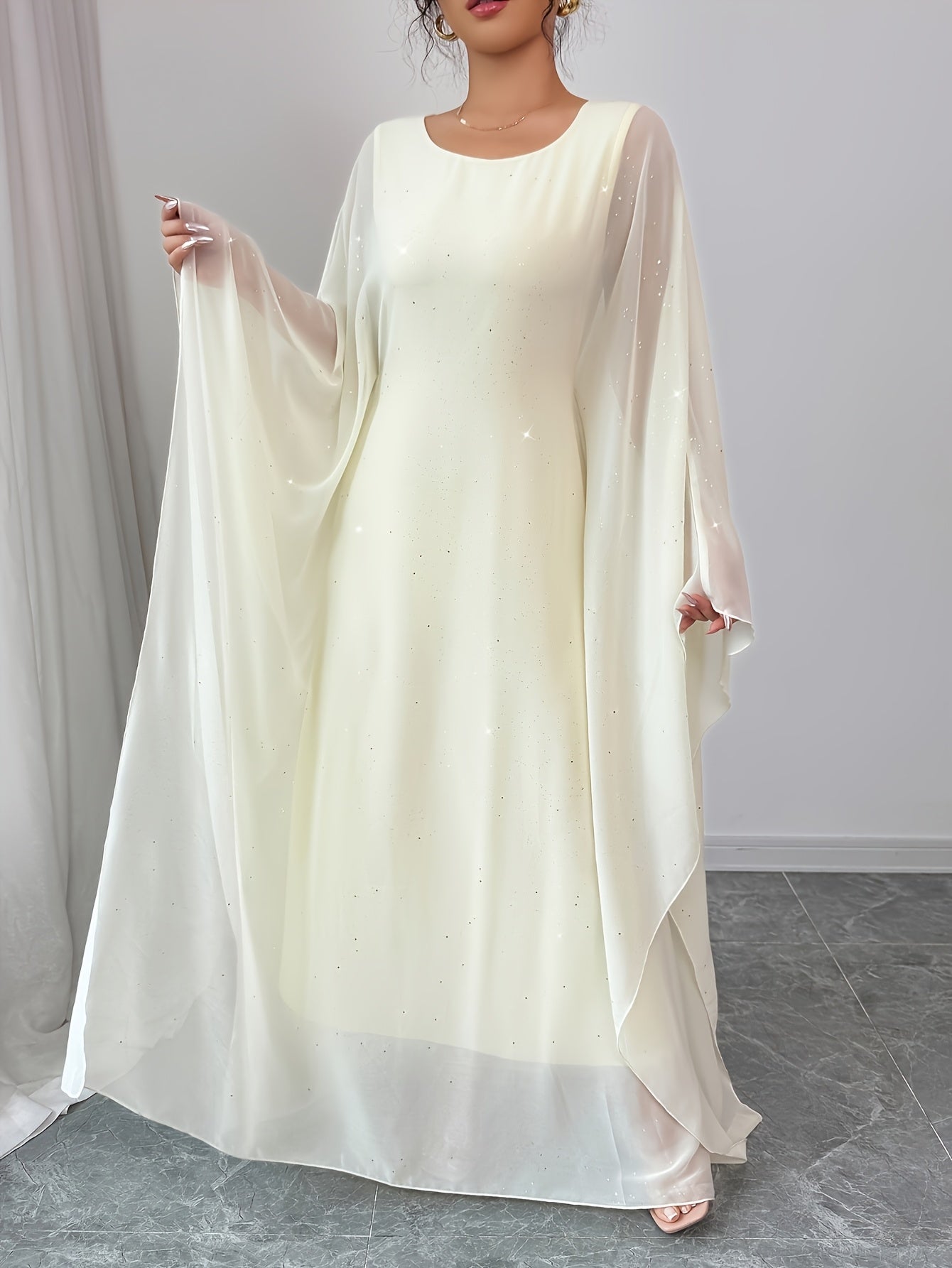 Women's WhisperLight Mesh Sleeve Dress