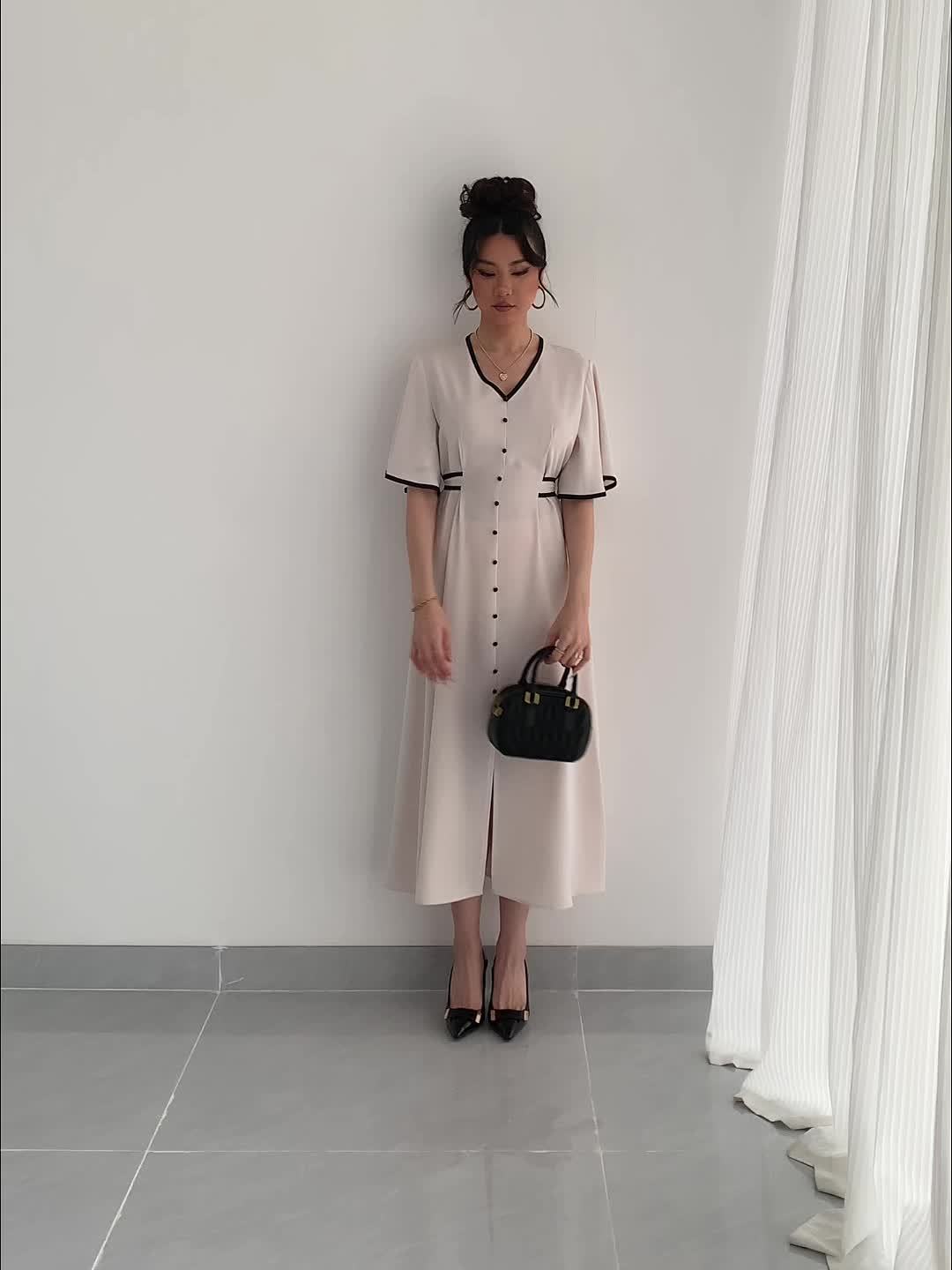 Modern Icon Monochrome Dress
