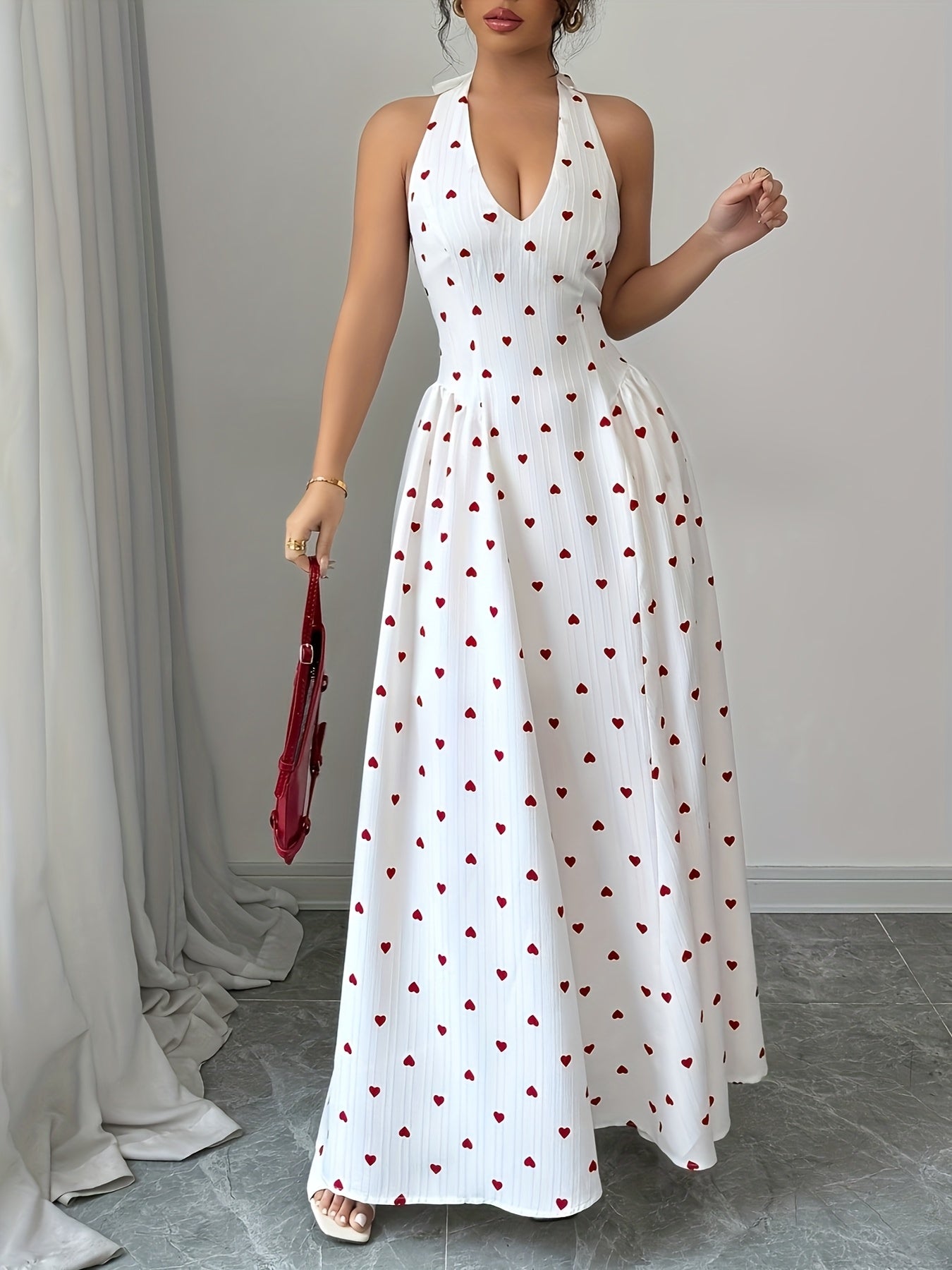 Elegant Honey Heart Dress