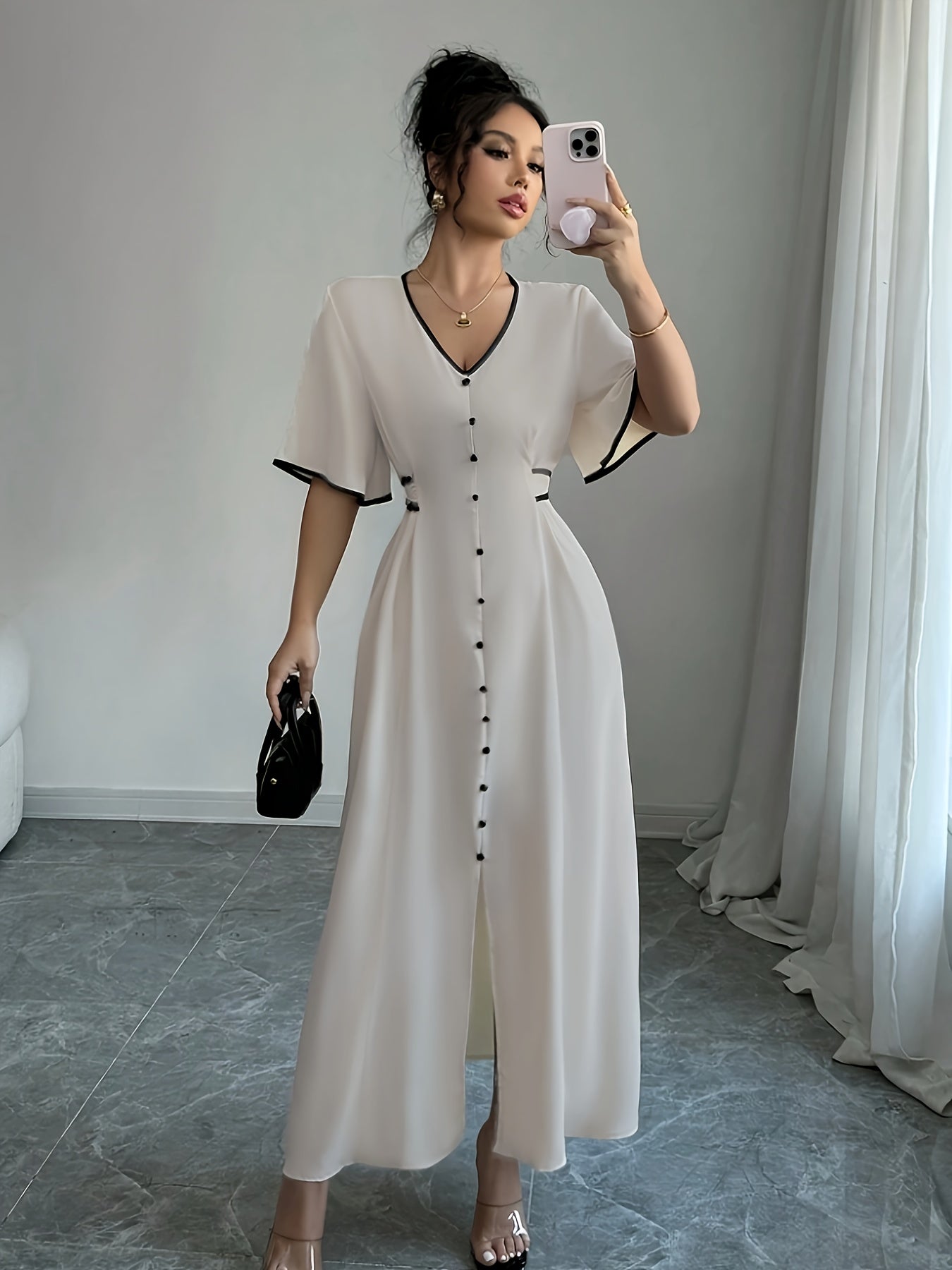 Modern Icon Monochrome Dress