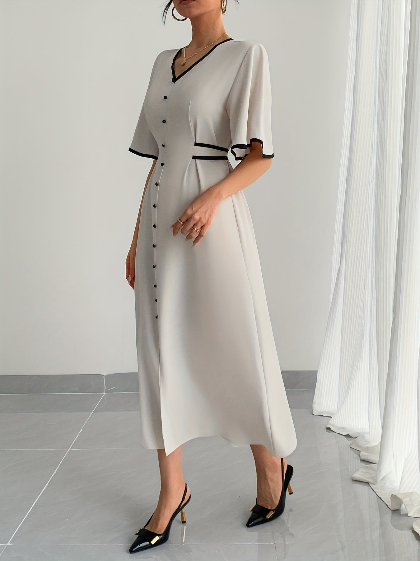 Modern Icon Monochrome Dress