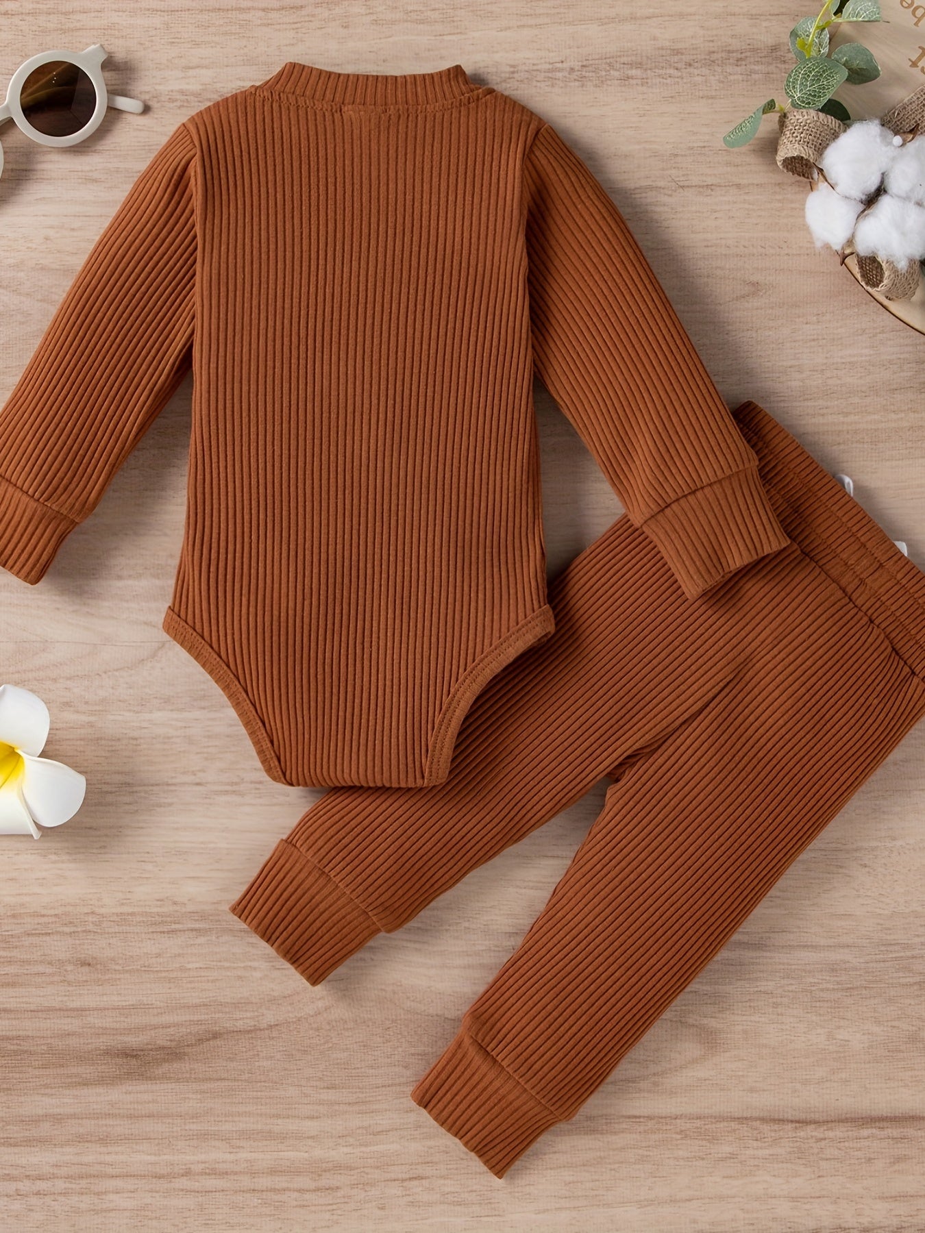 Unisex Long Sleeve Onesie & Pants Set