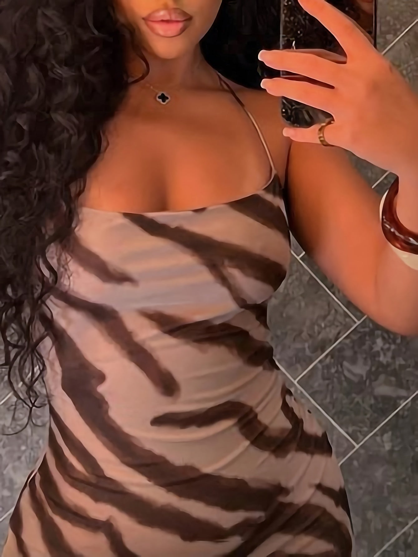 Women's Sleeveless Leopard Untamed Beauty Dress