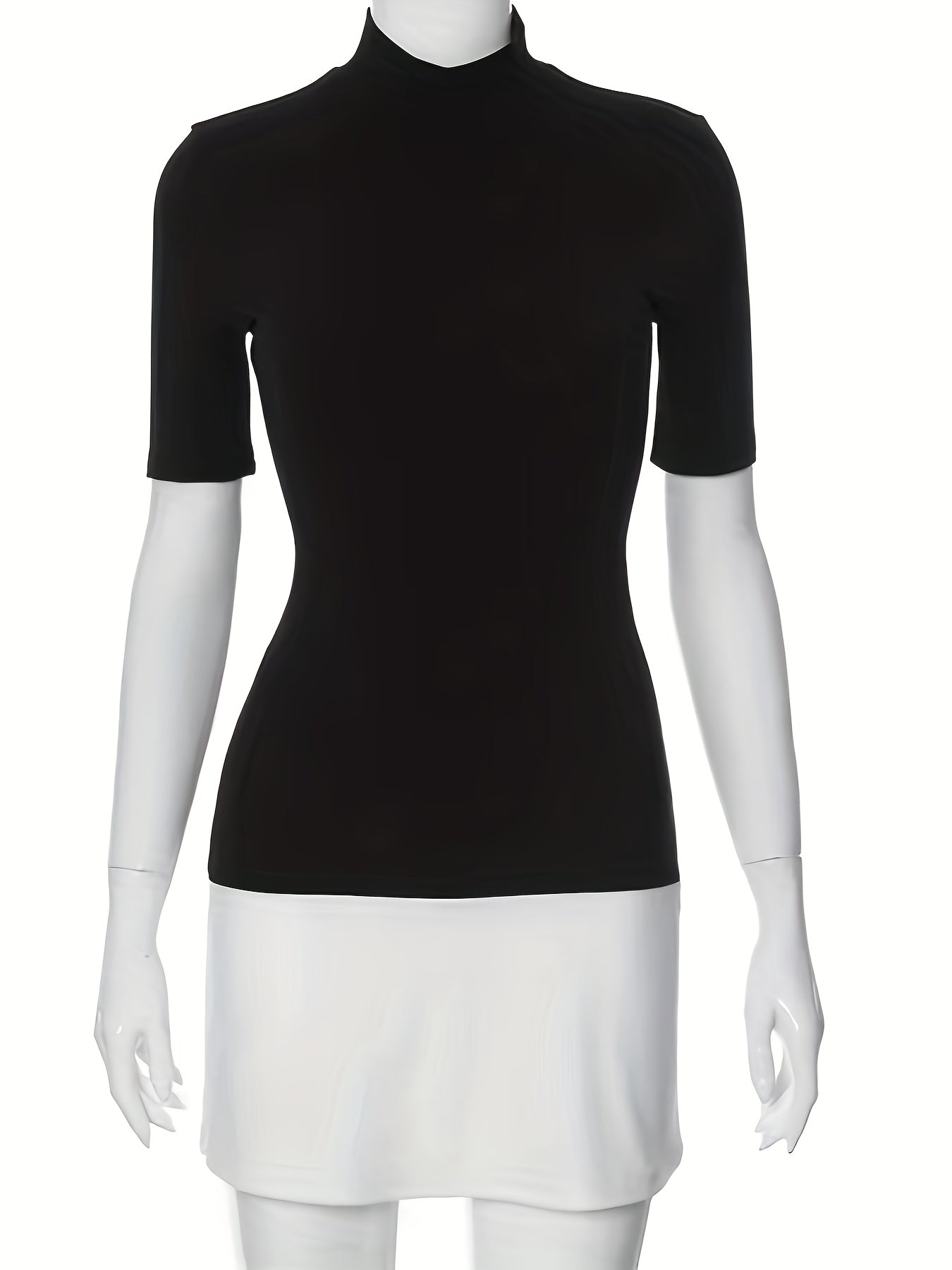 Soft Edge Style Knit T-Shirt Dress