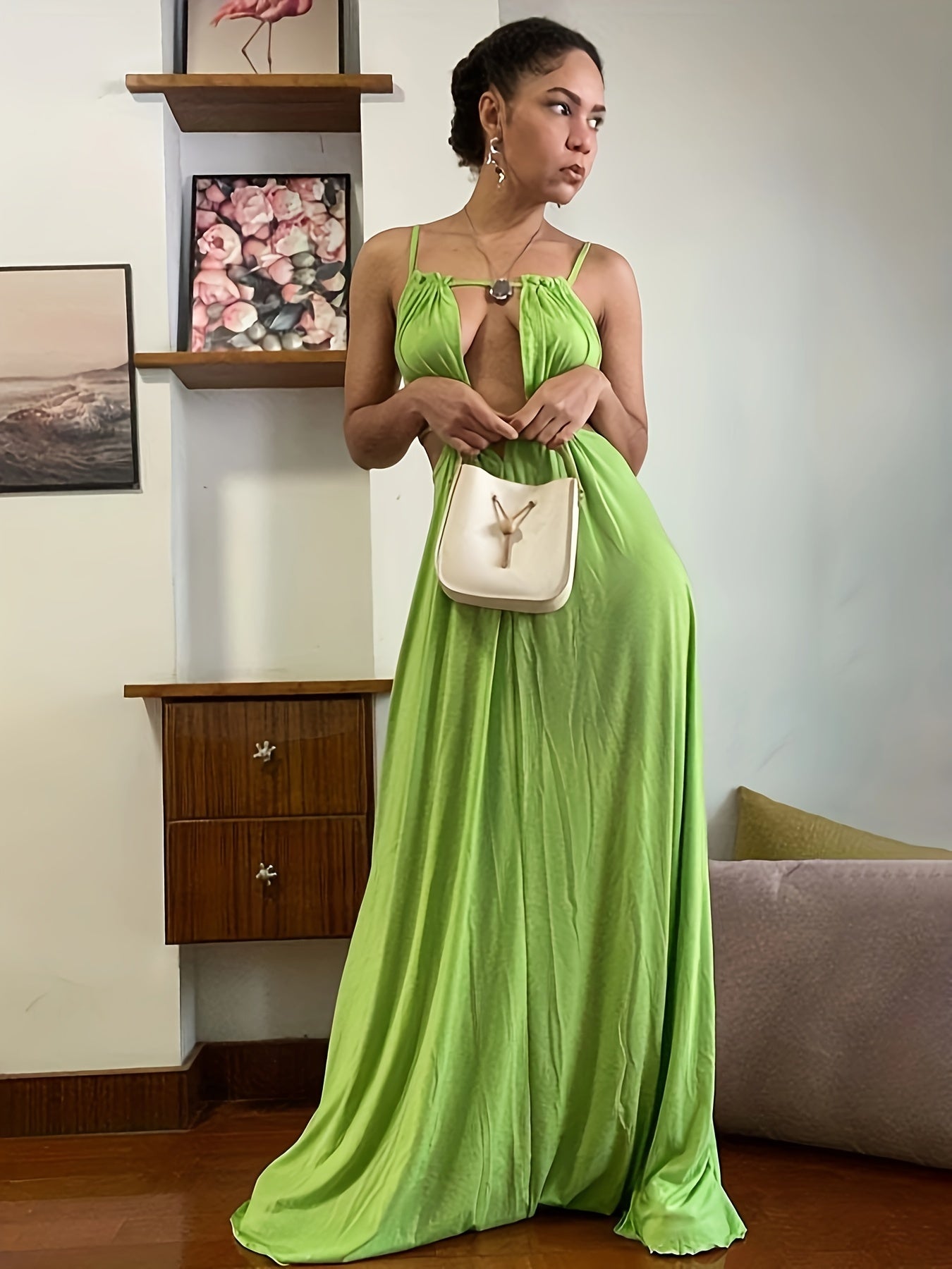 The Soft Glam Moment Dress