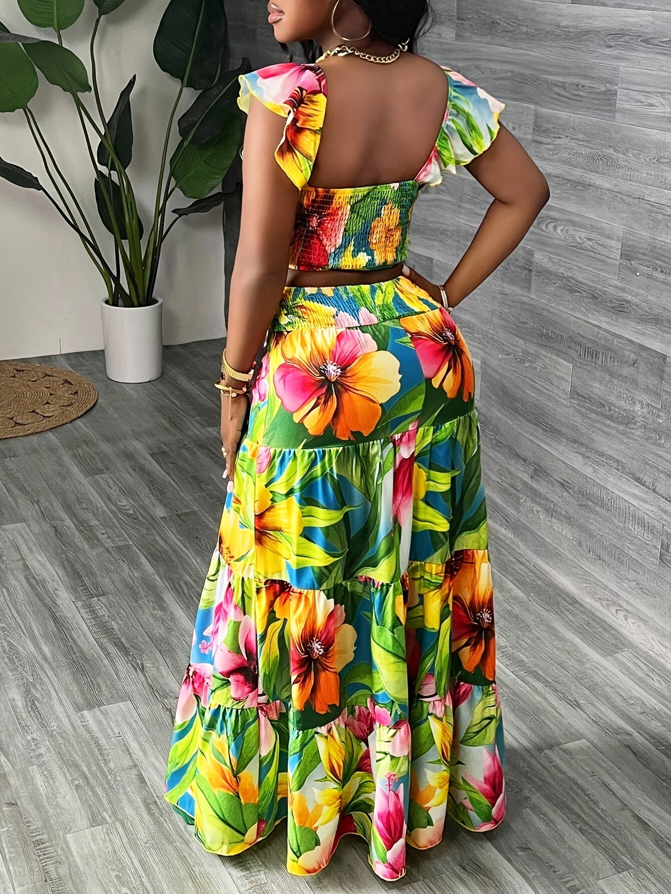 Women's Sun-Kissed Petals Co-ord