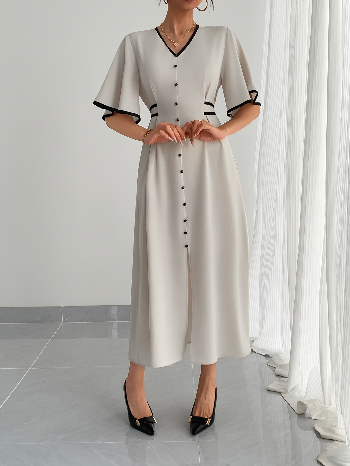 Modern Icon Monochrome Dress