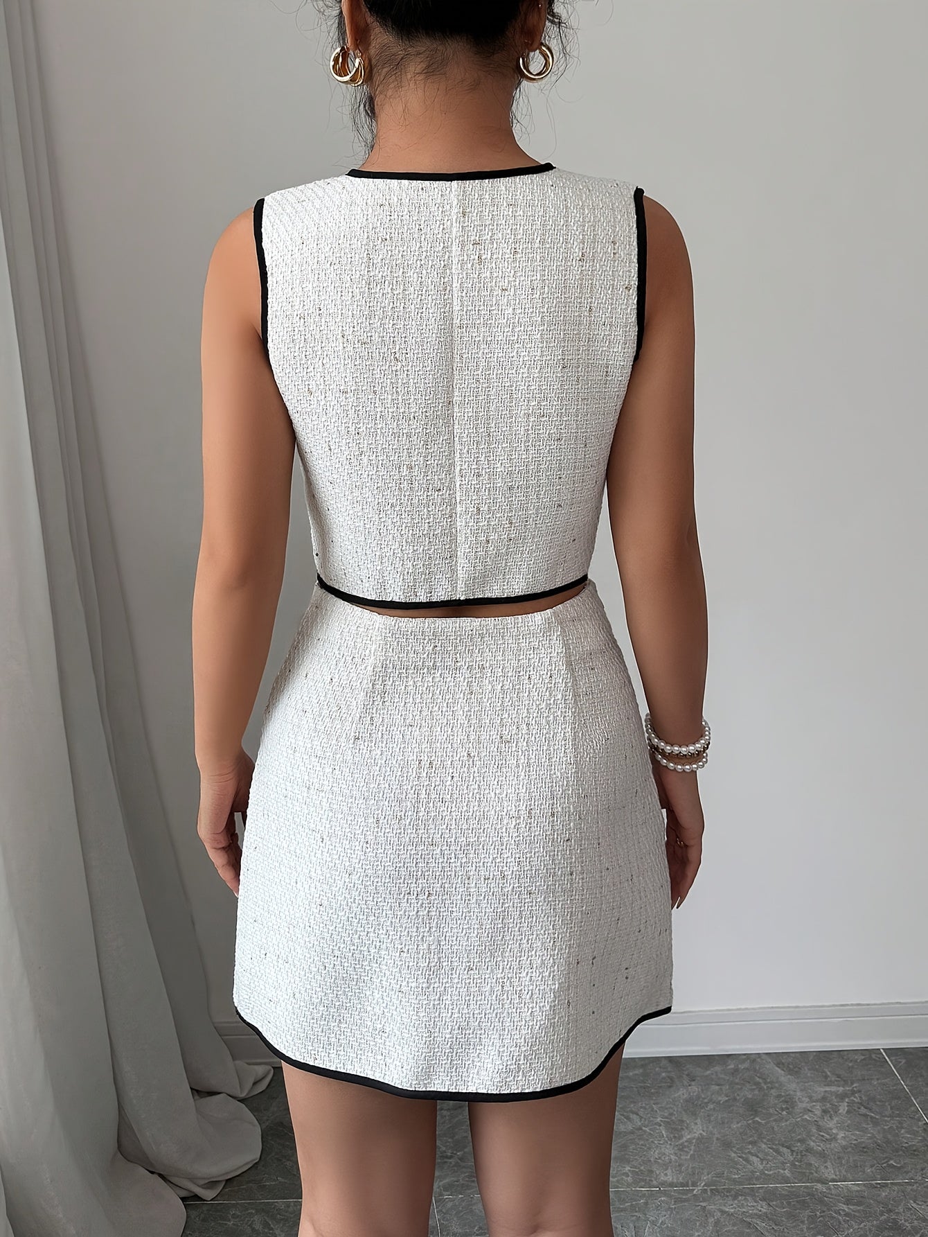 Elegant Flow & Glow Skirt Two-Piece