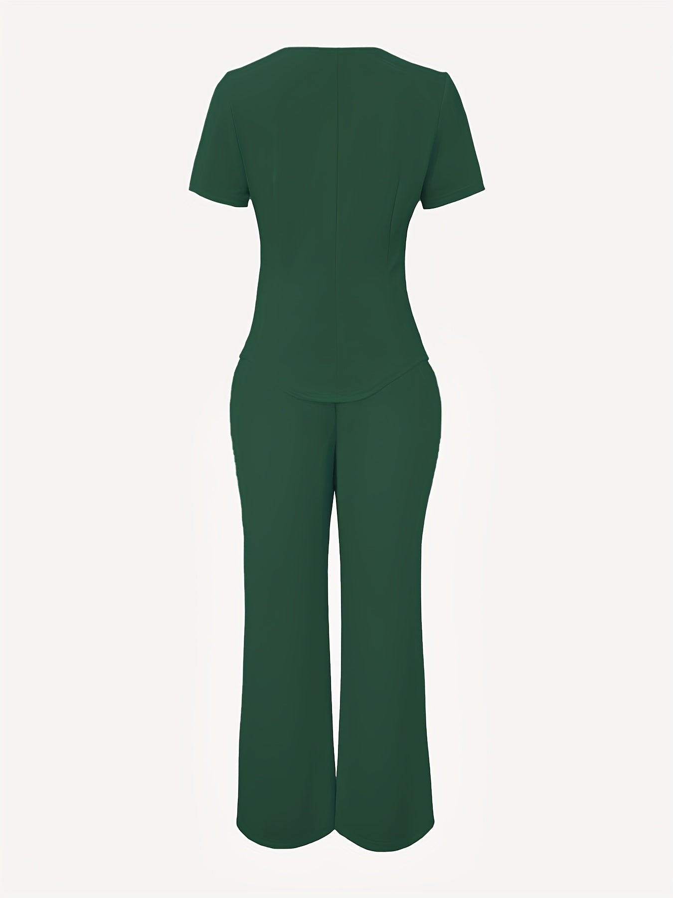 Desired Monochrome Pleated Top and Pants Set