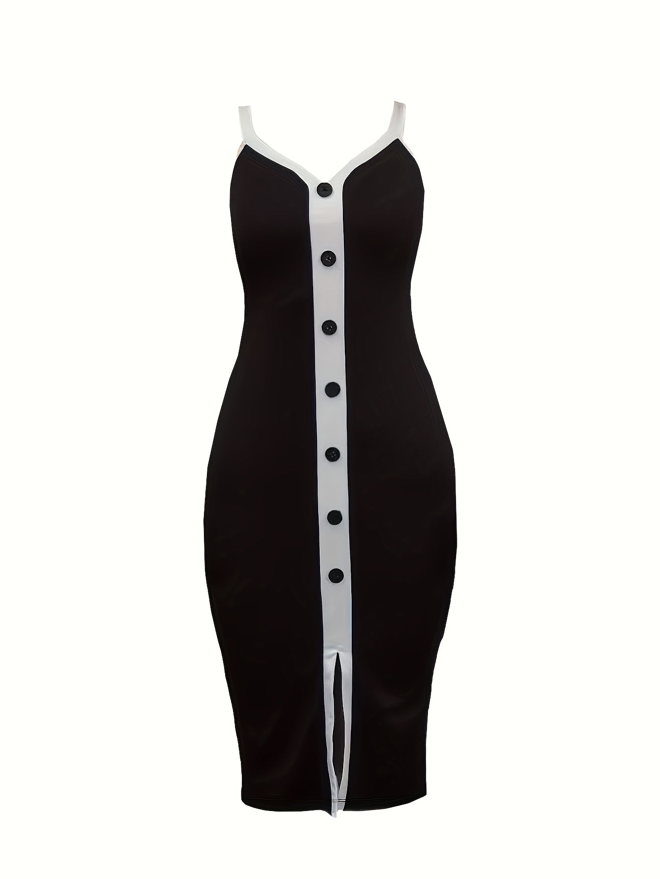 Chromatic Chic Midi Dress