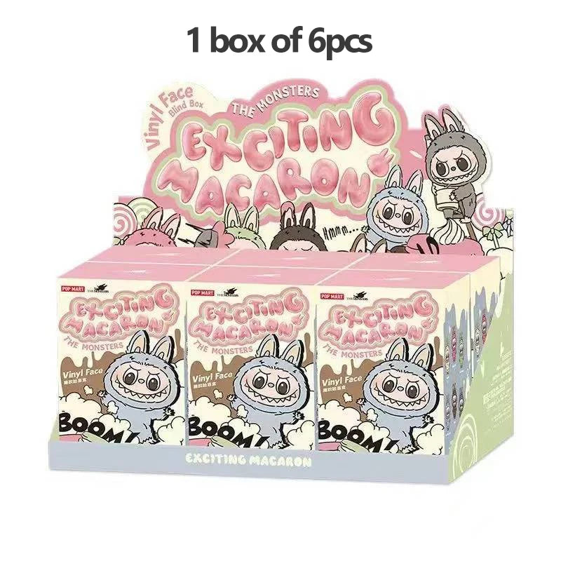 Labubu Exciting Blind Box Action Anime Figures 17cm Cute Mysterious Box Toys Pvc Doll And Hobbies Ornaments Kids Gifts