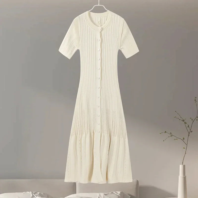 Sculpted in Soft Knitwear for Feminine Forms & Timeless Dress