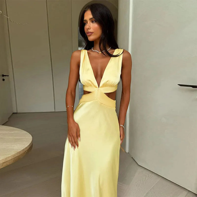 Sun-Kissed & Sculpted Hollow Out Dresses