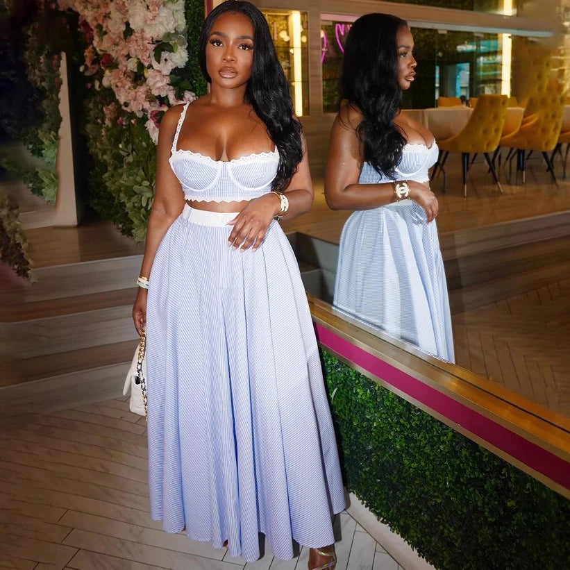 Lace Reverie Two-Piece Co-Ord Set