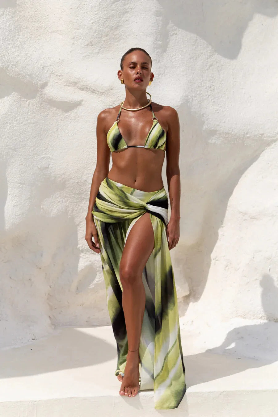 Heatwave Ready 3-in-1 Bikini & Cover-Up Set for Goddess-Level Beach Days