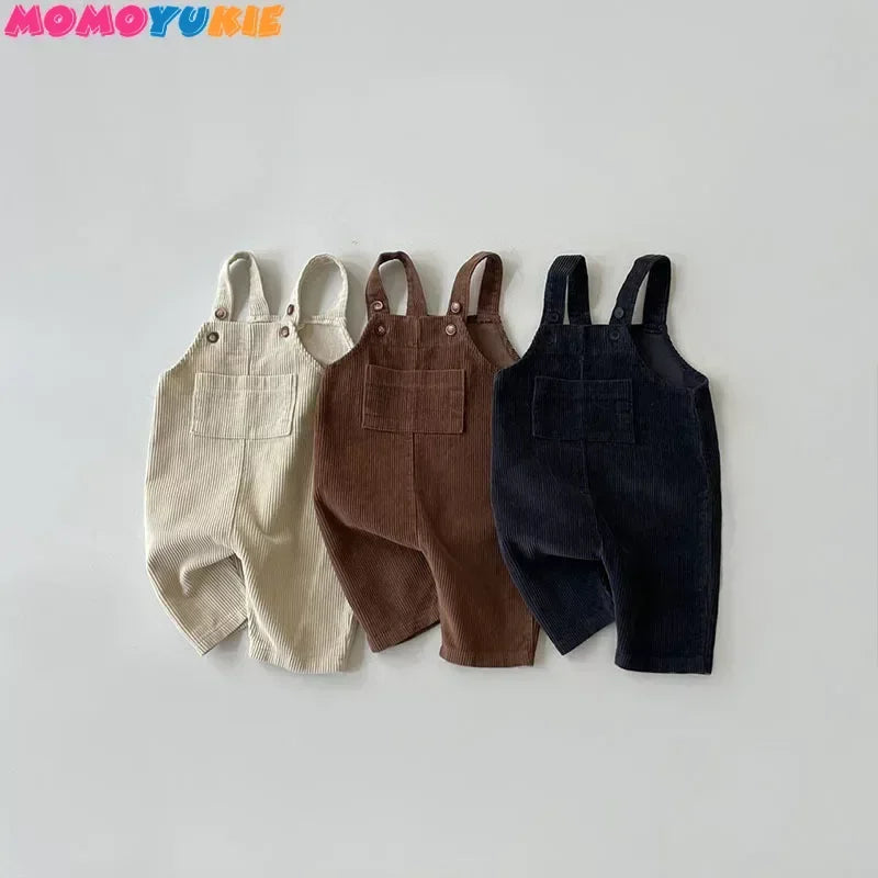Newborns Clothes Boy's Corduroy Jumpsuits romper