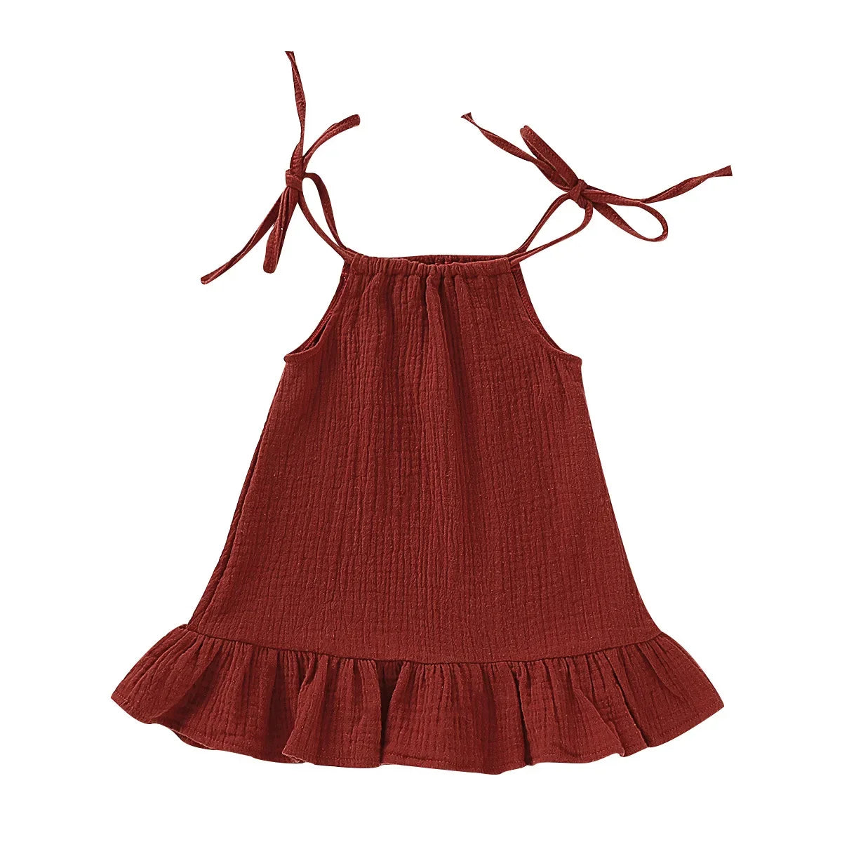 Toddler Baby Girl Sleeveless Ruffles Dress