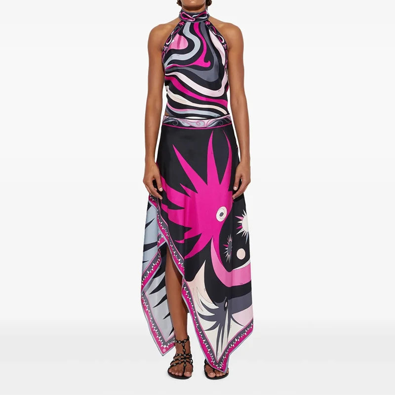 Women's Oasis Dream Satin Skirt Set