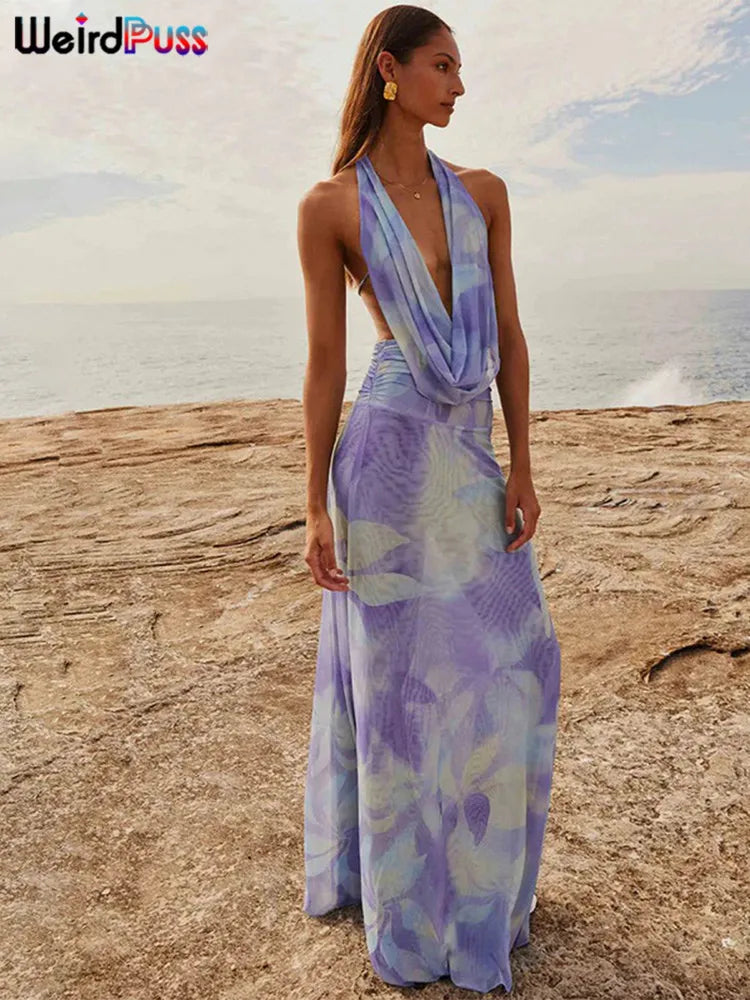 Boho Bliss Tie-Dye Mesh 2-Piece Set