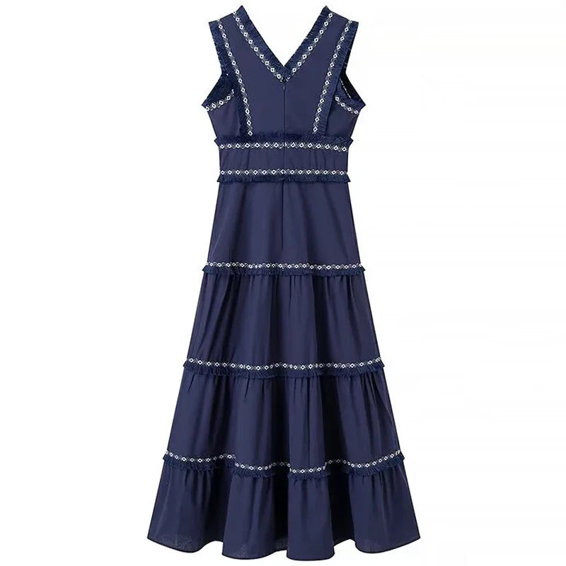 Coastal Blue Muse Vintage Slip Dress