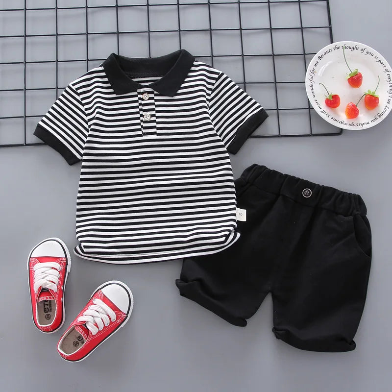Boys & Girls Casual Sports Suit Coat Pant 2Pcs Spring Autumn Thin Baby Tracksuit Outfits