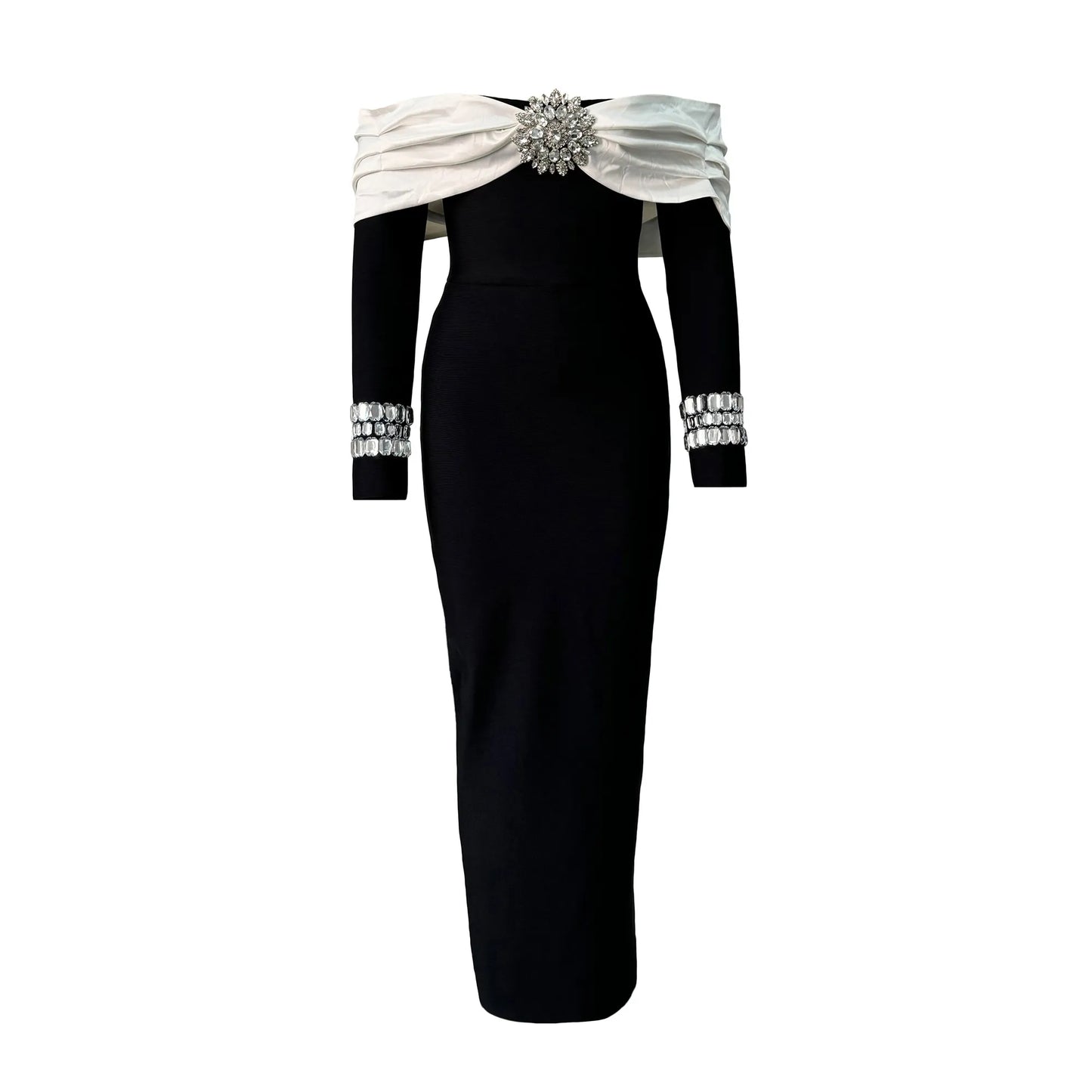 Starlight Glam Beaded Elegance Dress