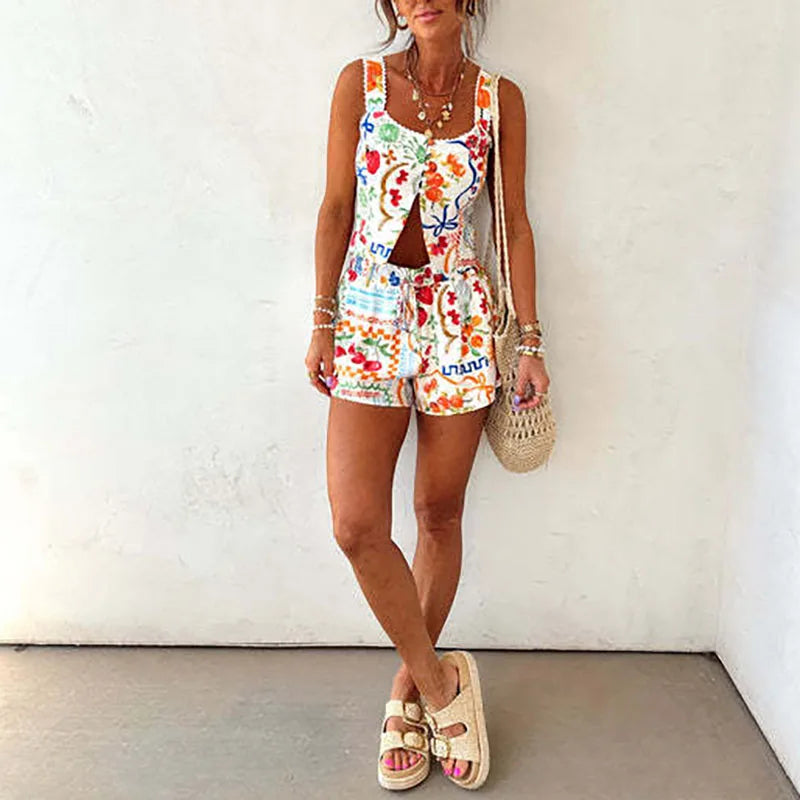 Vintage Muse Backless Co-Ord Set