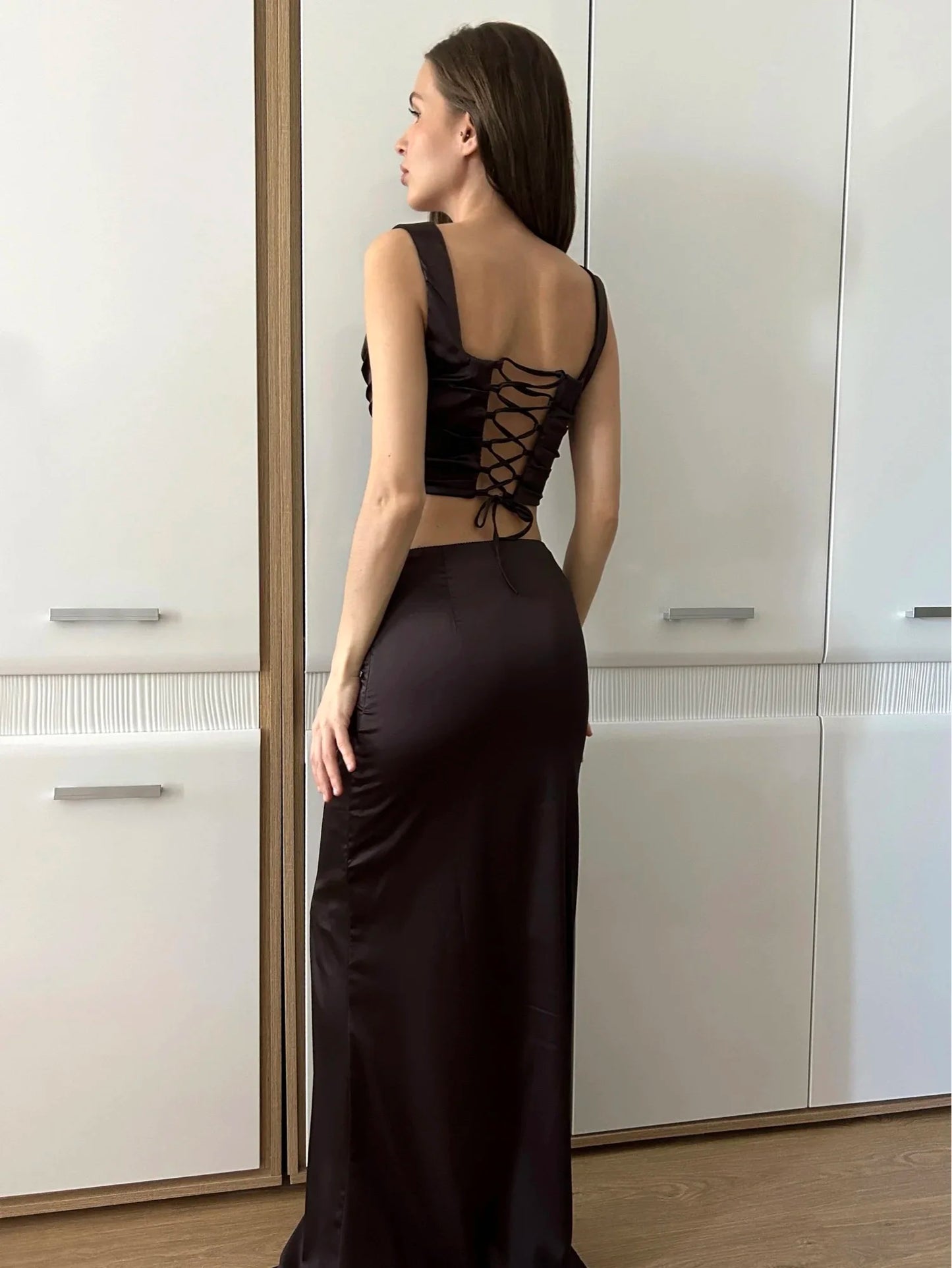Sculpt & Spark Winewear Sultry Two-Piece Set