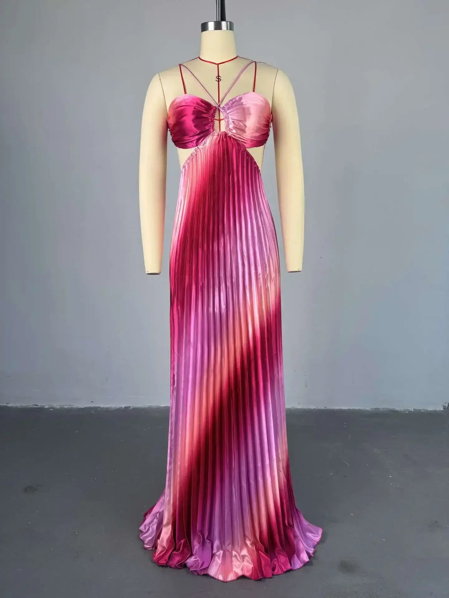 Lagoon Luxe Gradient Floor-Length Long Women Dress