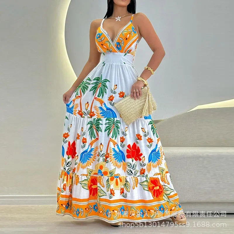Coconut Crush Sunkissed Siren Maxi Dress