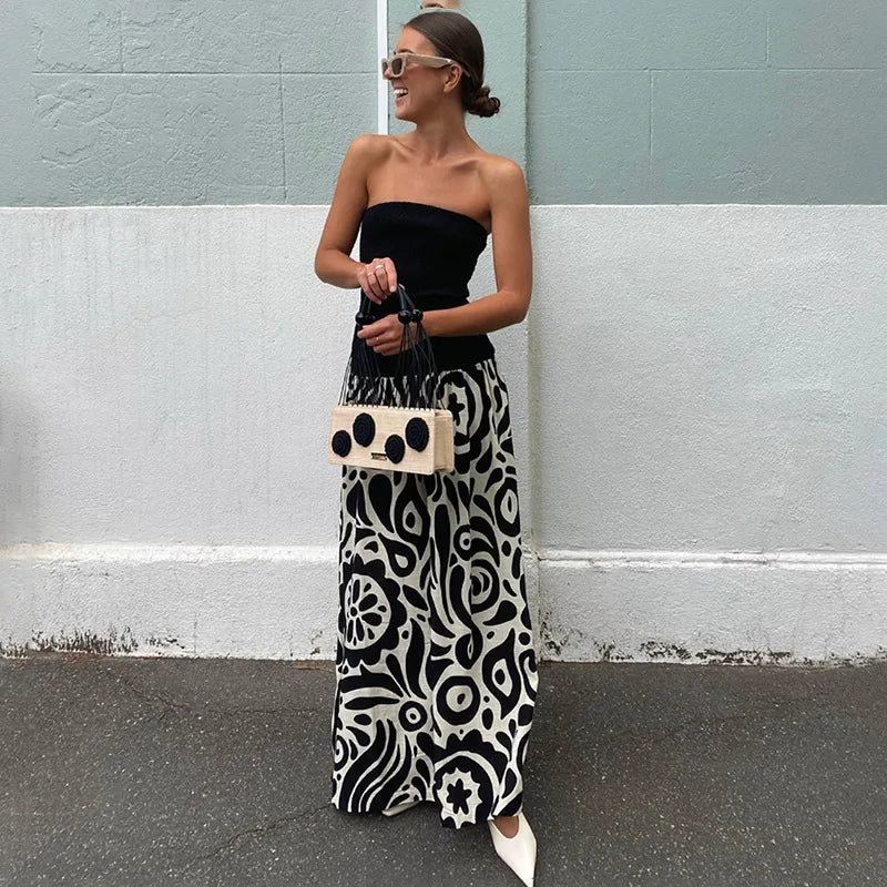 Strapless Maxi Off Shoulder Backless Sleeveless Dress