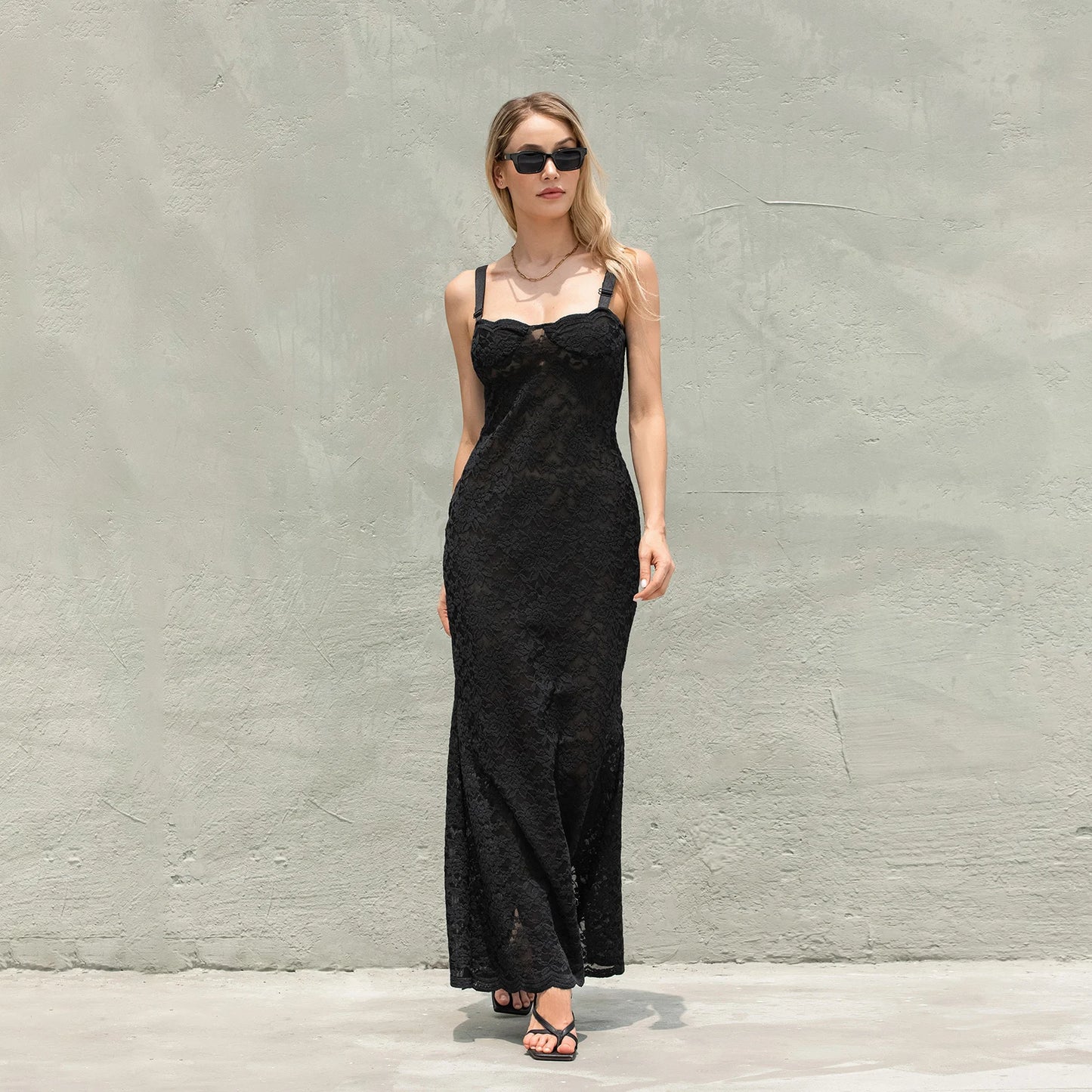 Sleeveless Off-shoulder Muse Bandeau & Maxi Skirt Set