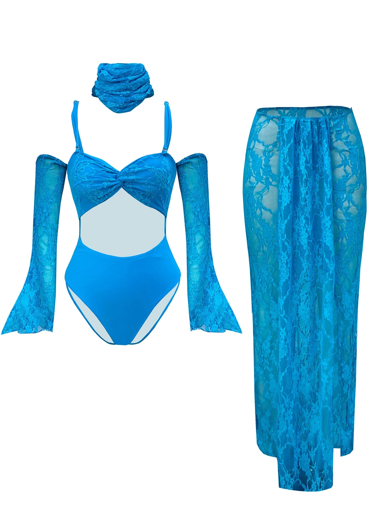 Fashion Lace & Waves Luxe Women's Dress Set