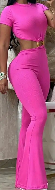 Backless Bombshell O-Ring Jumpsuit
