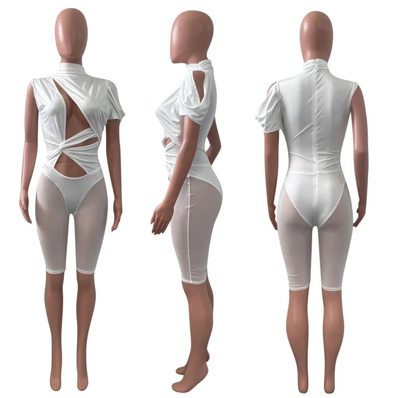 Sexy Mesh Afterparty Aura Romper