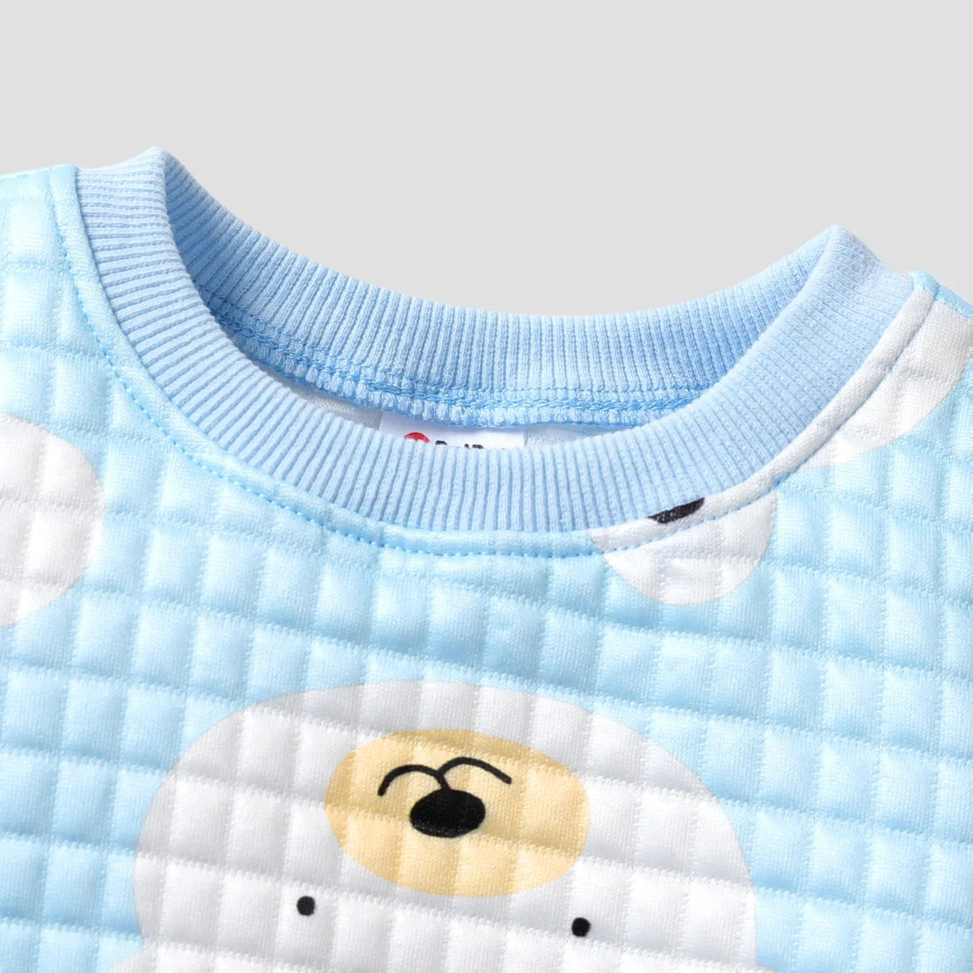 Baby Boy Childlike Bear Pattern Set Soft and Comfortable Perfect for Outings and Daily Wear Basic Style