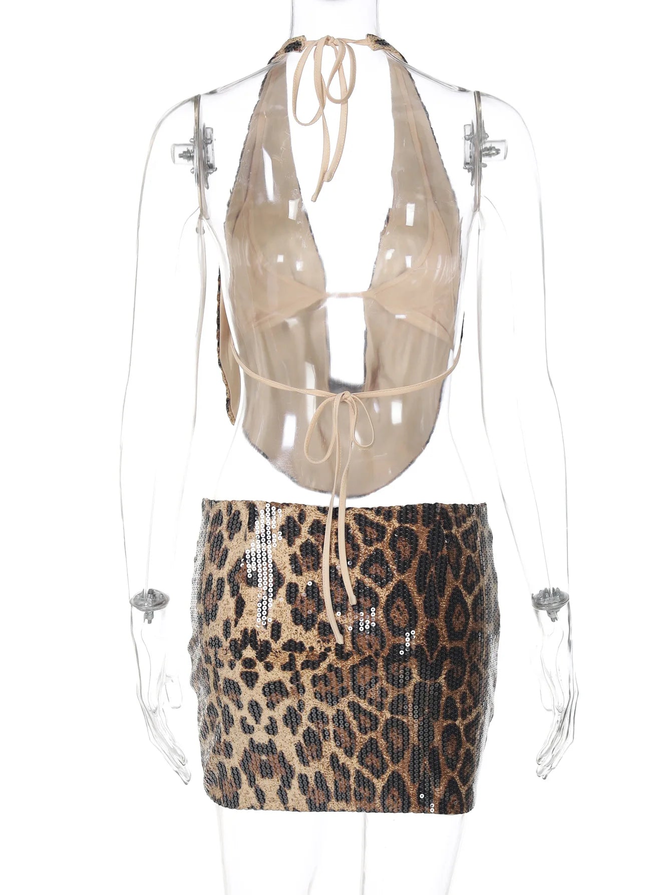 Wild Luxe Leopard Sequin Co-Ord Set