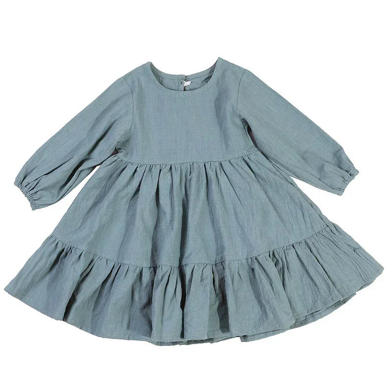 Infant Baby Girl Dress Full Sleeve Casual Toddler Dress