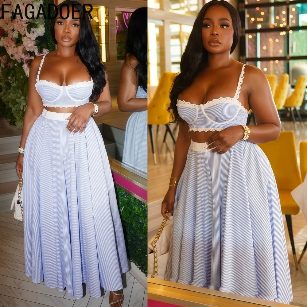 Lace Reverie Two-Piece Co-Ord Set