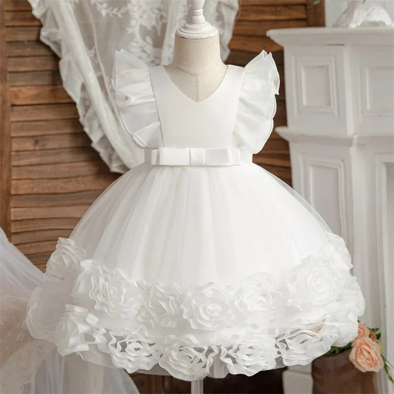 Princess Dress for Party Toddler Summer Tutu Kids Wedding Birthday Dresses