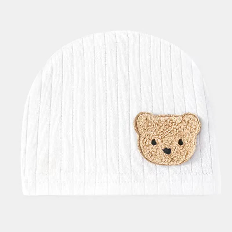 Newborn Baby Boy Girl Romper 100% Pure Cotton Soft Cartoon Bear Bodysuit with Hat