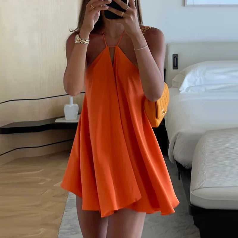 Elegant Effortlessly A-Line Mini Dress