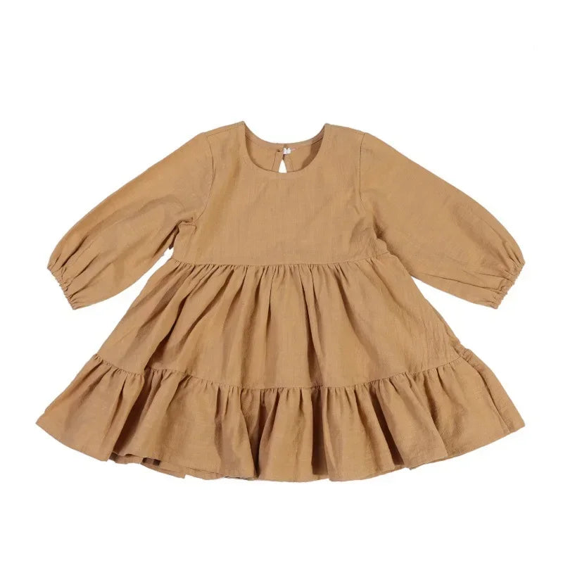 Infant Baby Girl Dress Full Sleeve Casual Toddler Dress