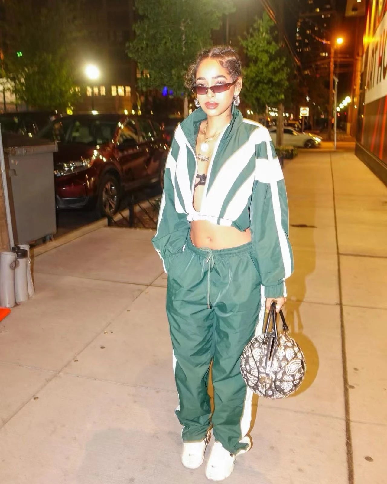 Women Zipper Coat Side Striped Jogging Pants Matching Set Autumn Workout Activewear Sport Tracksuit