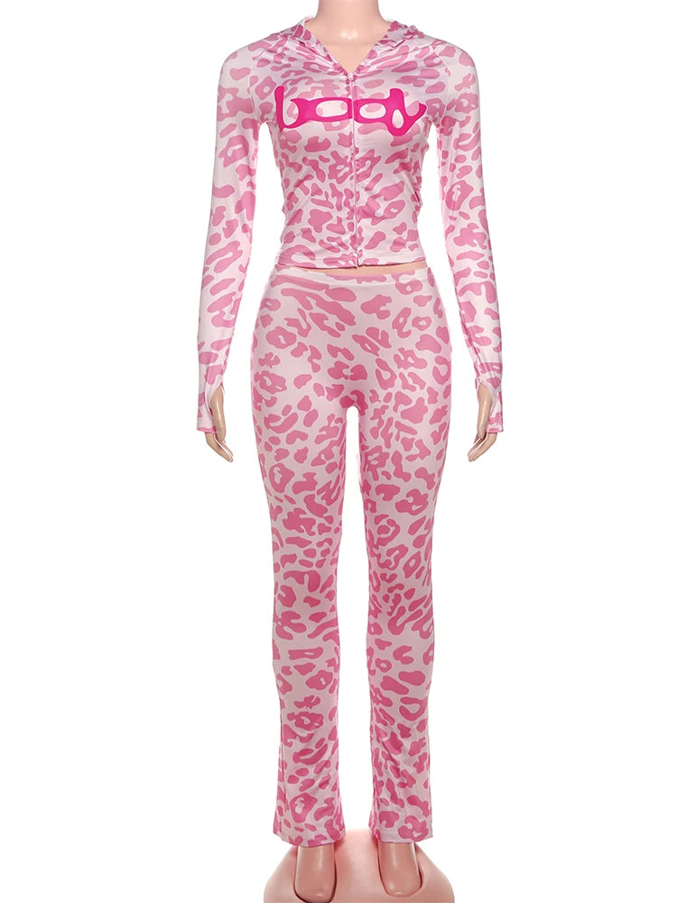 Urban Edge Letter Print Co-Ord Set