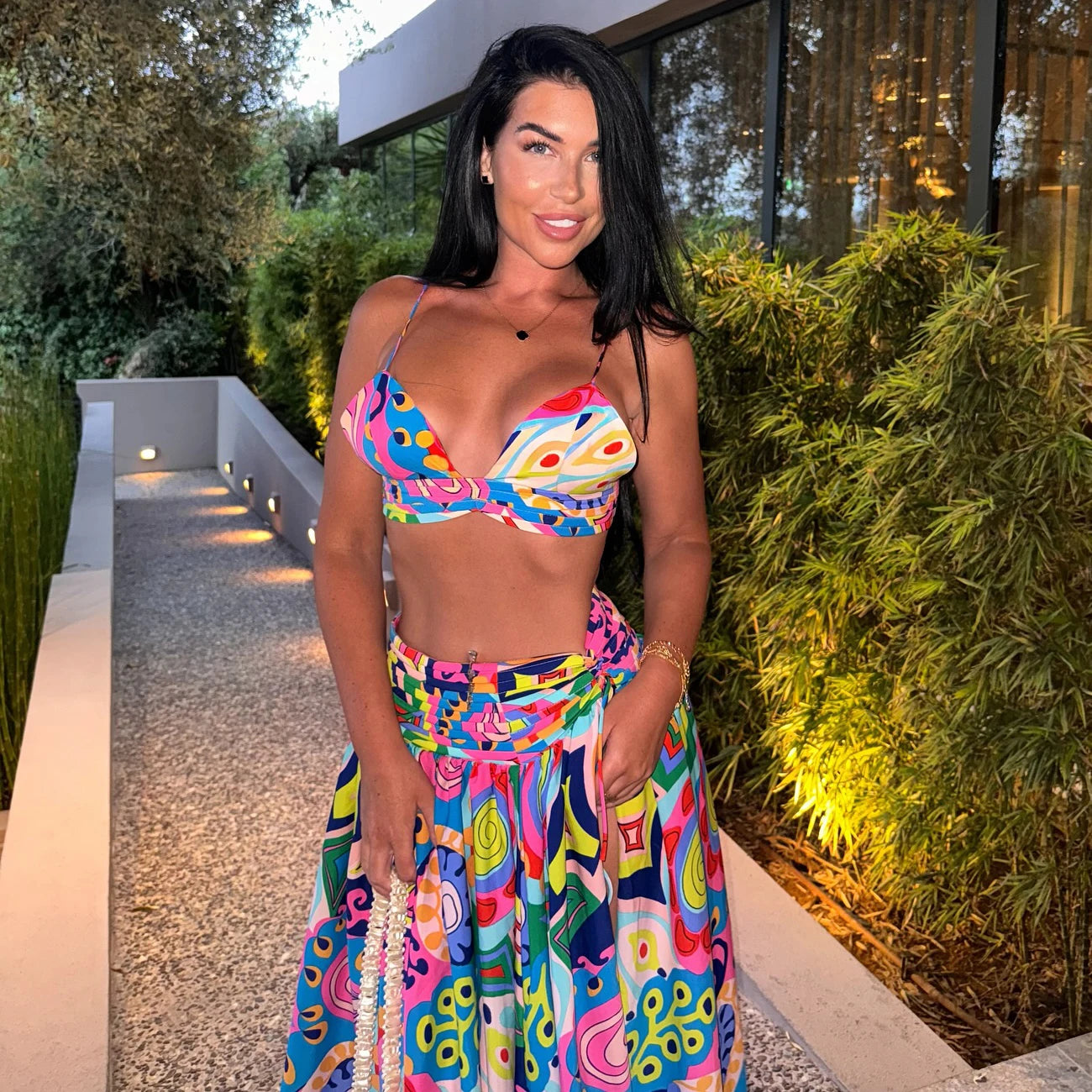 Tropic Heat Halter Swim Co-Ord