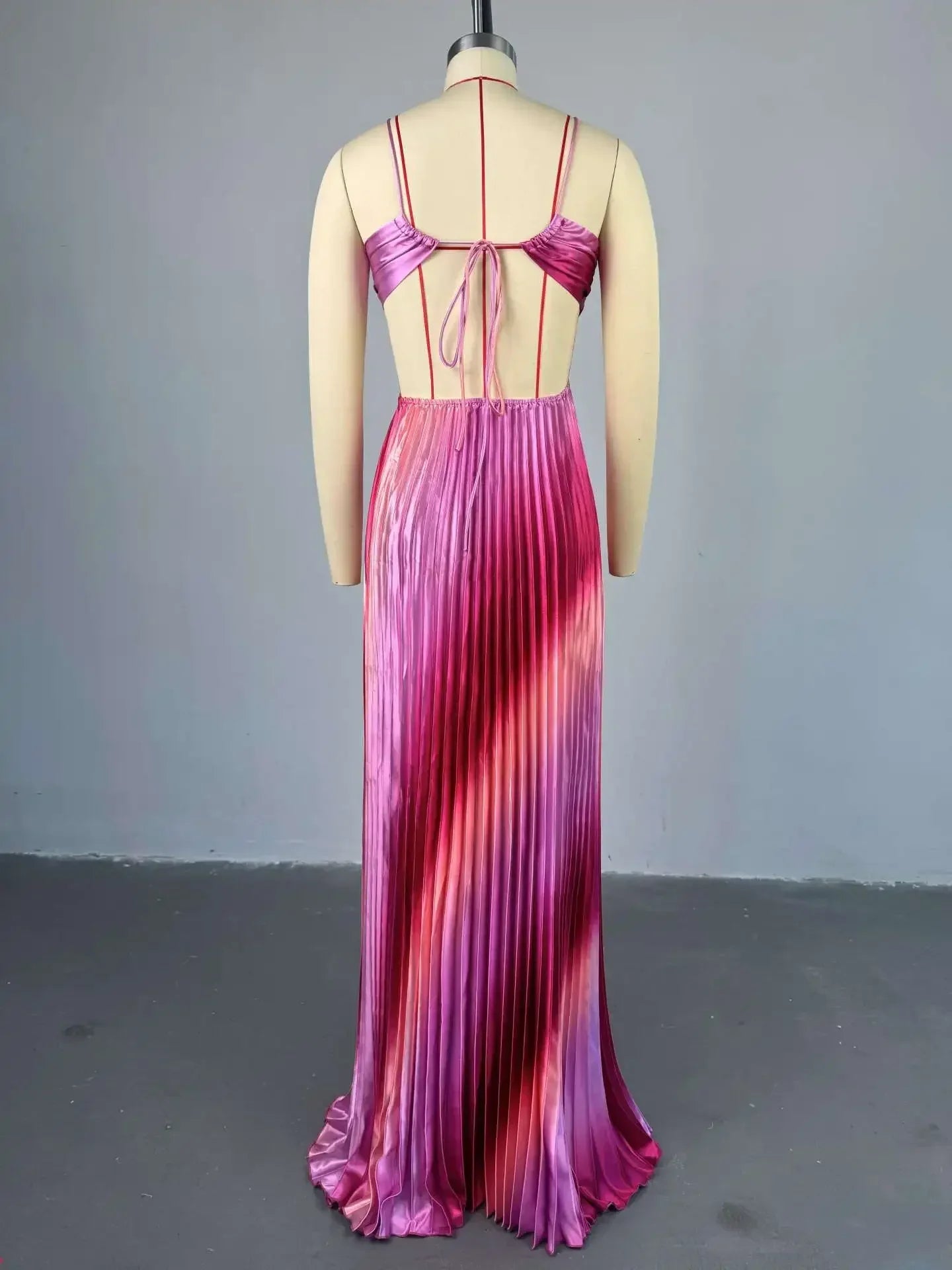 Lagoon Luxe Gradient Floor-Length Long Women Dress