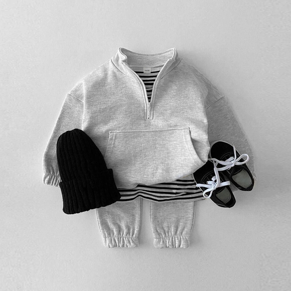 Toddler Fashion Costume Kids Tracksuits Letter Hoodies Jacket Pants 2Pcs Sets Spring Autum
